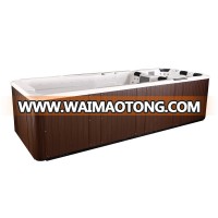 Manufacturer JY8601 Balboa Dual zone Acrylic Luxury 6 M Outdoor home Massage Swimming Pool Swim SPA with hot tub combo