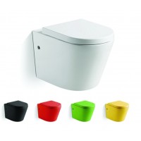 Sanitary ware white color high quality small ceramic wall-hung toilet bowl square toilet low price