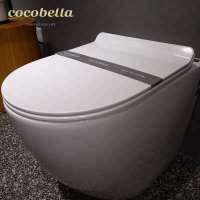 Foshan modern design 180mm ceramic floor toilet bowl for home renovation