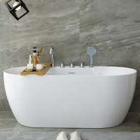 Fashion portable acrylic bathtub freestanding bath tub indoor bathtubs RL-1211/WW1708TAP