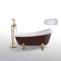 Small size bathtub, clawfoot bathtub, acrylic claw foot tub for small bathroom BS-6303