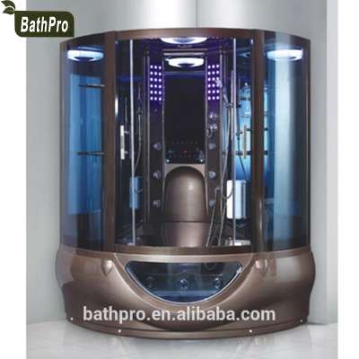 (R-87801) Enclosed massage whirlpool steam shower room