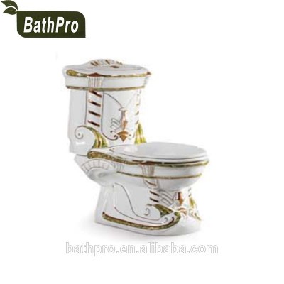 Elegant Dual Flush 3/6L Ceramic Material P-trap Washdown Toilet