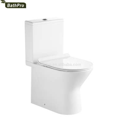 UL guarantee chrome white ceramic european style toilet (CT006)