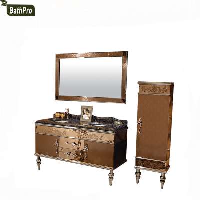 Bengal design classical 304 stainless steel bathroom furniture