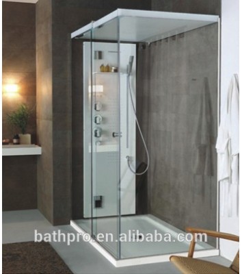 2 person use wet steam cabinet aluminium alloy frame material shower cabinet