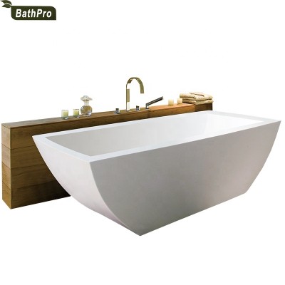 Free Standing Bathtub White Cheap Plastic Portable Bathtub for Adults