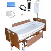 Inflatable Medical Bathtub Shower System, Adult PVC Bathtub with Water Bag, Bath in Bed Assistive aid for Disabled, Elderly