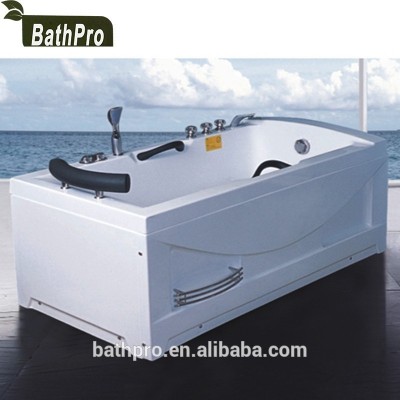 Hot sale !Acrylic Material hot tub 1 person massage bathtub