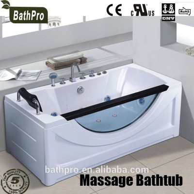 Massage Function rectangular plastic pool tub plastic one person indoor bathtub for Adults